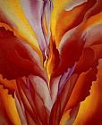 Red Canvas Paintings - Red Canna 1923